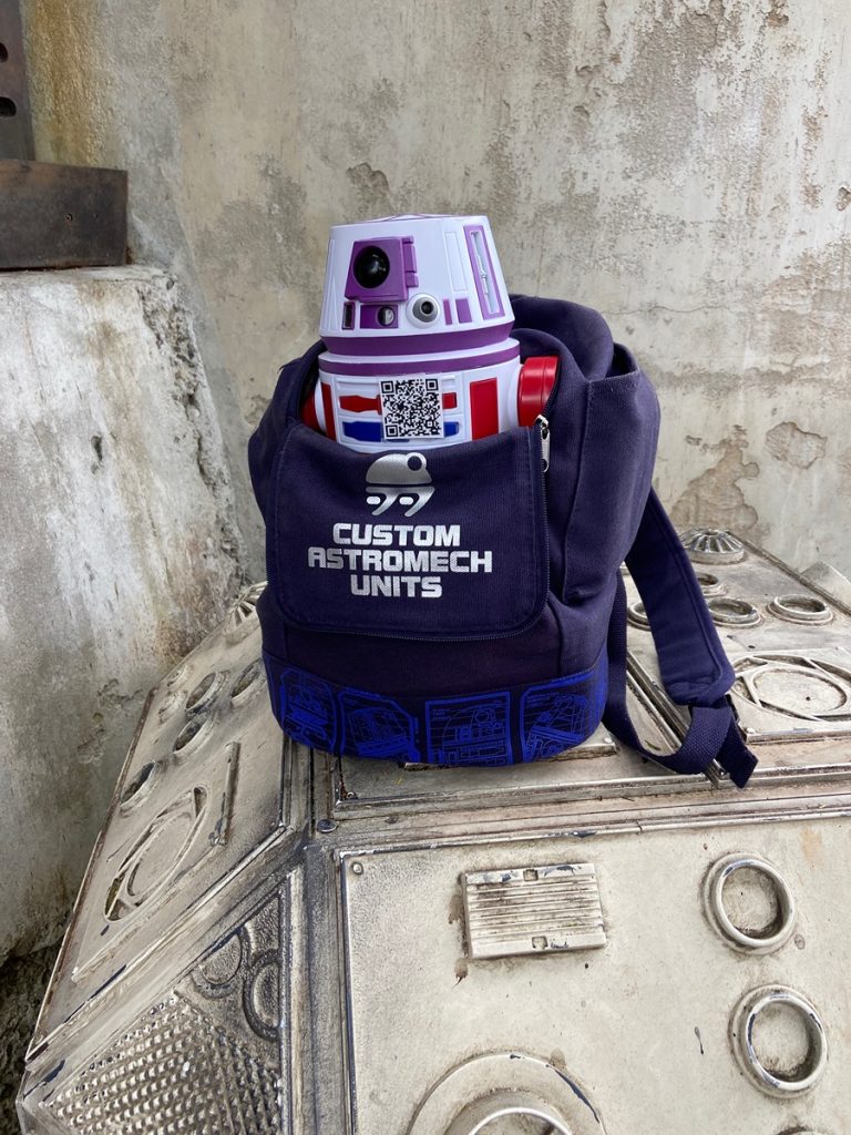 Custom Droid Backpack Souvenir from Disney World 
