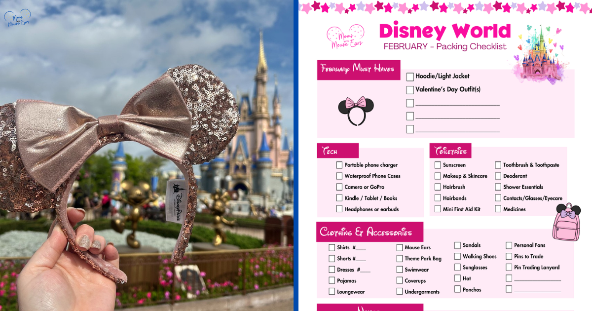 Featured Disney World February Packing Checklist
