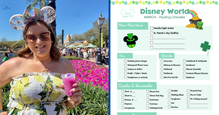 Featured Disney World MARCH Packing Checklist