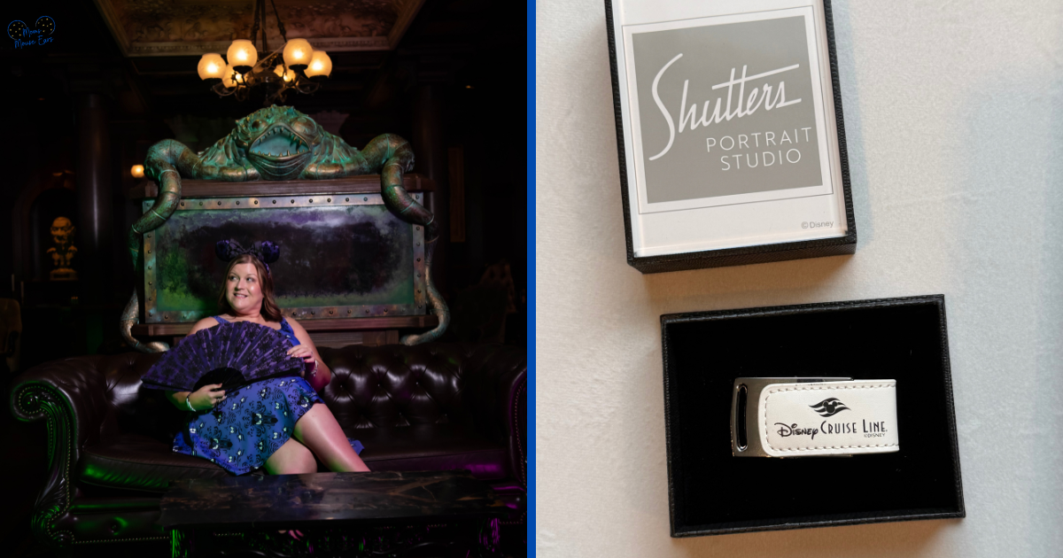 Haunted Mansion Parlor Portrait Session on Disney Cruise Line Review | What to Know